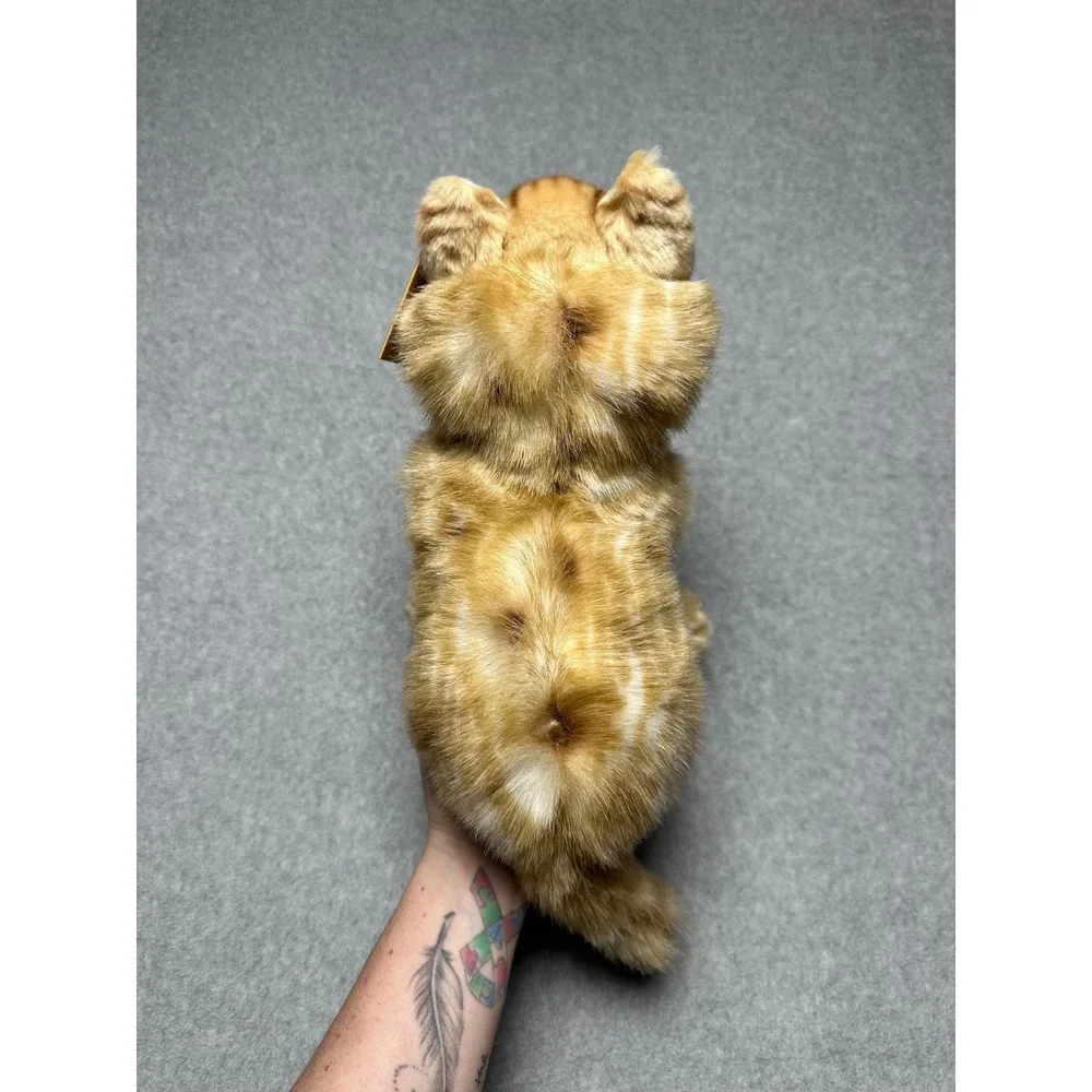 Demdaco Maine Coon Cat Plush‎ Ginger Tabby Stuffed Animal Cats & Kittens N00577